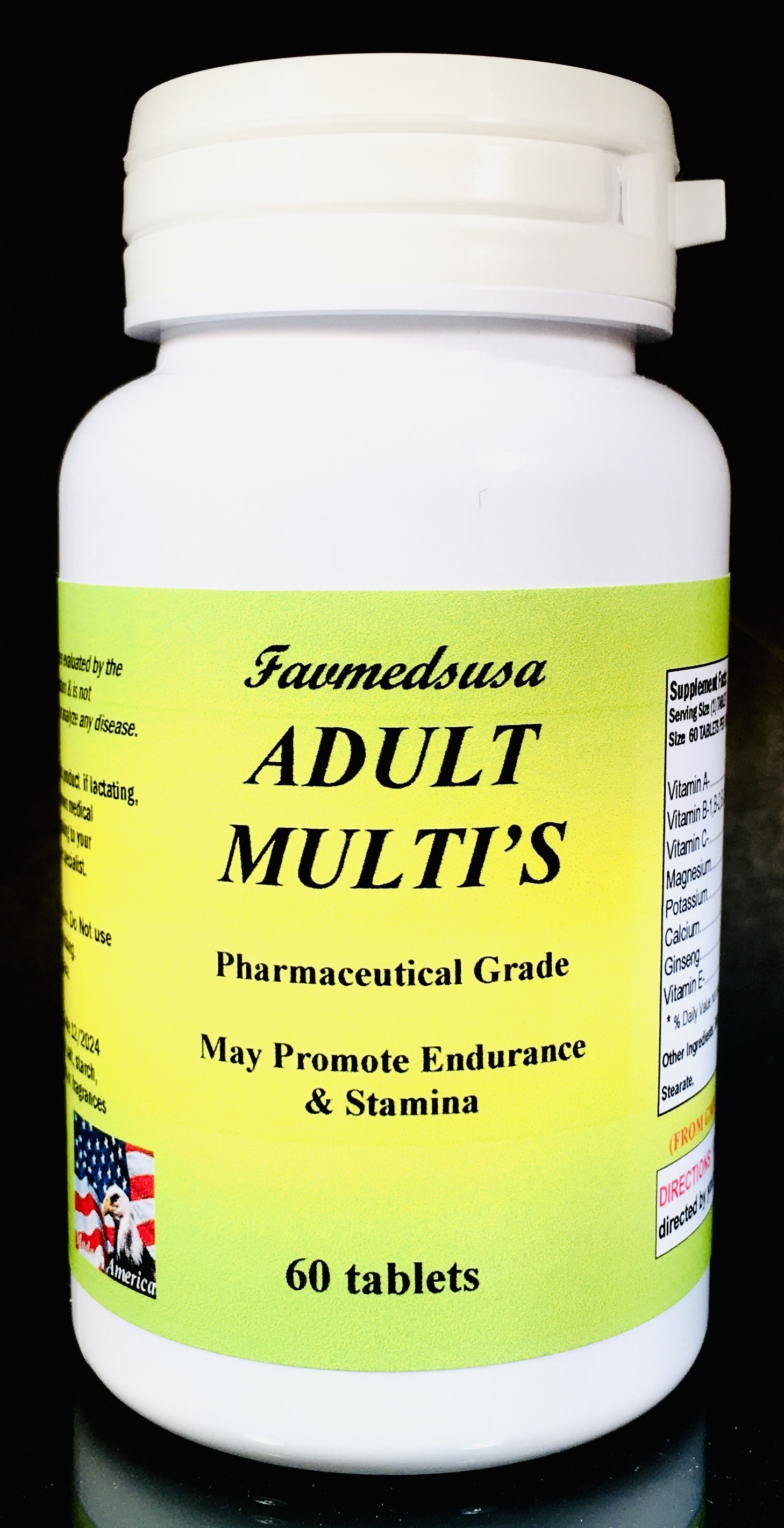 Adult Multi-vitamins - 60 capsules